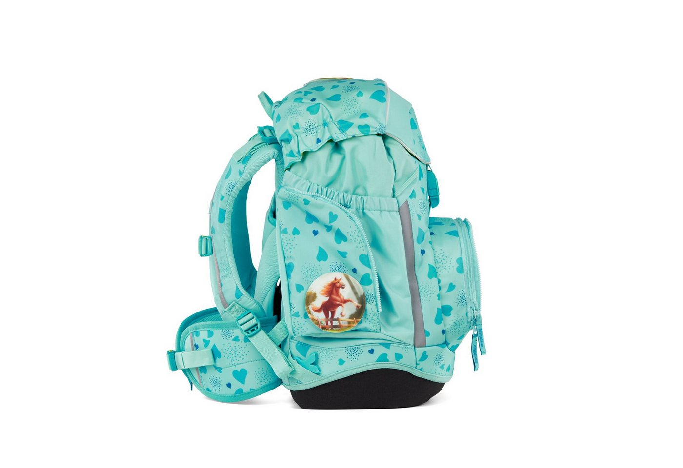 ergobag Schulranzen Schulranzen-Set PACK ReitBärtraum 6-teilig (6-teilig), ergonomisch, höhenverstellbar, Your-Size-System – Bild 5 von 5