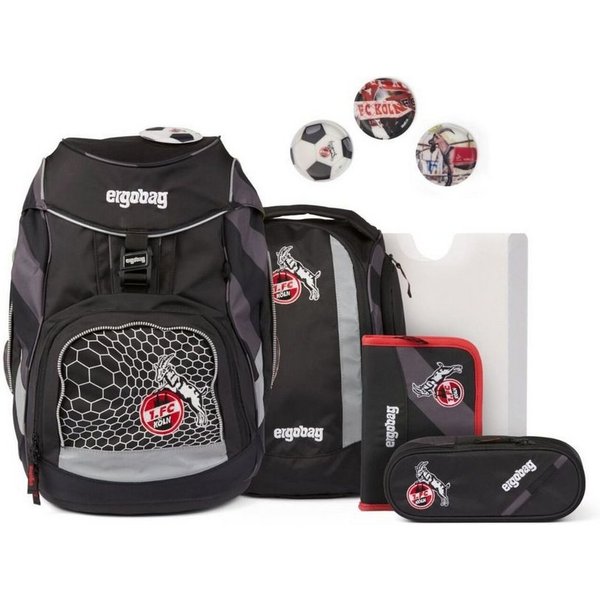 ergobag Schulrucksack Pack (6tlg., 6tlg)