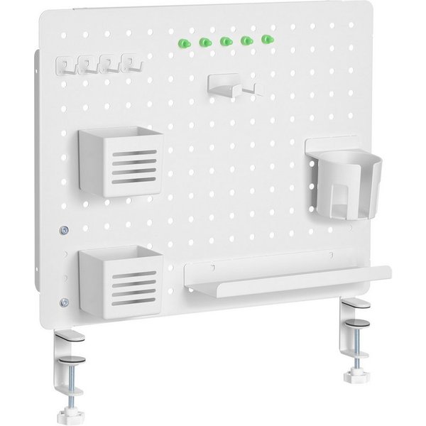 Ergolutions Wandtafel Schreibtisch Organizer Board, (2-tlg), 5 Jahre Garantie / viel Zubehör / Memoboard / Pinnwand / Wandtafel