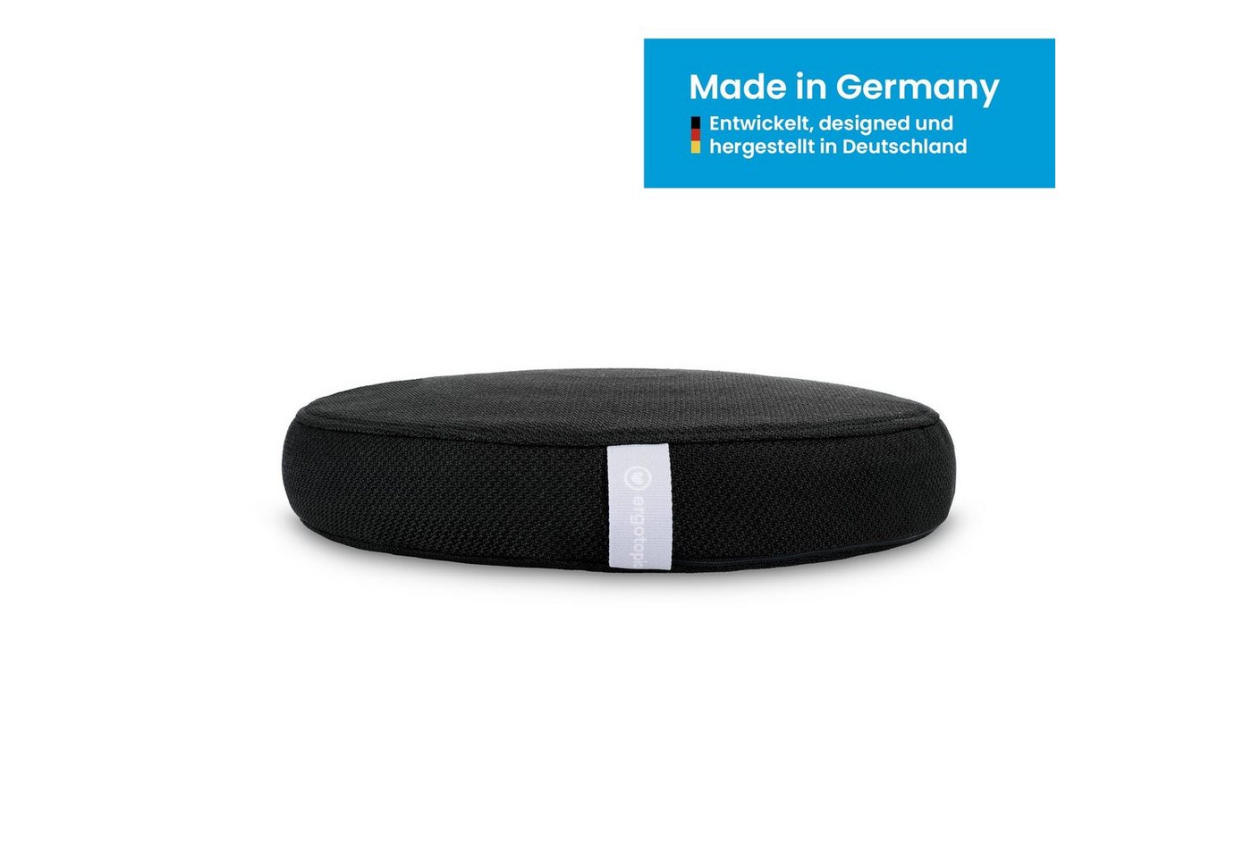 Ergotopia Balancekissen Bezug, 33 cm Kissenbezug für Gleichgewichtskissen und Ballsitzkissen, handgefertigt – Bild 2 von 5
