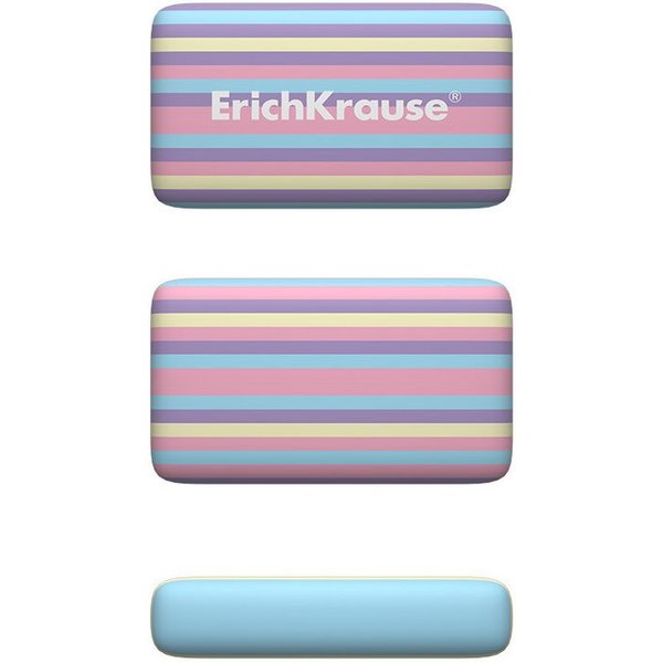 Erich Krause Radiergummi, Radiergummi weich 4,4 x 2,5 x 1 cm Pastellfarben 1 Stück