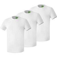 ERIMA 3er Pack T-Shirt Herren, Größe M in Weiß