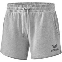 ERIMA Damen Essential Team Sweatshorts, Größe 40 in Grau