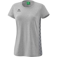 ERIMA Damen Essential Team T-Shirt, Größe 44 in Grau