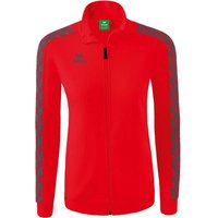 ERIMA Damen Essential Team Tracktop Jacke, Größe 44 in Rot