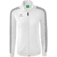 ERIMA Damen Essential Team Tracktop Jacke, Größe 38 in Grau