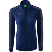 ERIMA Damen Essential Team Tracktop Jacke, Größe 44 in Blau