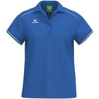 ERIMA Damen Polo CMPT Poloshirt, Größe 38 in Blau