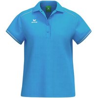 ERIMA Damen Polo CMPT Poloshirt, Größe 34 in Blau