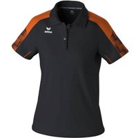 ERIMA Damen Polo EVO STAR poloshirt function, Größe 42 in Schwarz