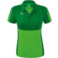 ERIMA Damen Six Wings Poloshirt, Größe 38 in Grün