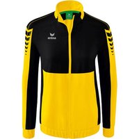 ERIMA Damen Six Wings Präsentationsjacke, Größe 38 in Schwarz