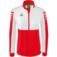 ERIMA Damen Six Wings Präsentationsjacke, Größe 40 in Rot