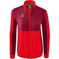 ERIMA Damen Six Wings Präsentationsjacke, Größe 38 in Rot