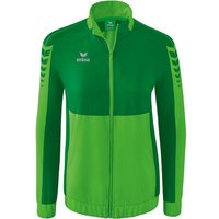 ERIMA Damen Six Wings Präsentationsjacke, Größe 34 in Grün