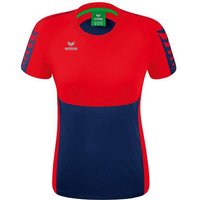 ERIMA Damen Six Wings T-Shirt, Größe 34 in Rot
