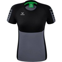 ERIMA Damen Six Wings T-Shirt, Größe 36 in Schwarz