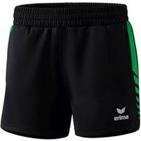ERIMA Damen Six Wings Worker Shorts, Größe 44 in Schwarz