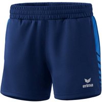 ERIMA Damen Six Wings Worker Shorts, Größe 44 in Blau