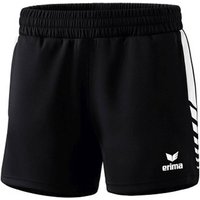 ERIMA Damen Six Wings Worker Shorts, Größe 44 in Schwarz