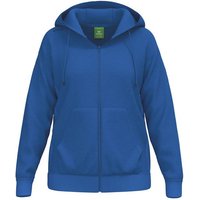 ERIMA Damen Sweatshirt TS Hoody Jacket, Größe 34 in Blau