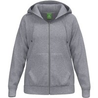 ERIMA Damen Sweatshirt TS Hoody Jacket, Größe 44 in Grau