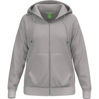 ERIMA Damen Sweatshirt TS Hoody Jacket, Größe 42 in Grau