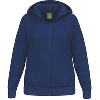 ERIMA Damen Sweatshirt TS Hoody Jacket, Größe 42 in Blau