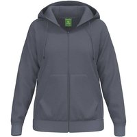 ERIMA Damen Sweatshirt TS Hoody Jacket, Größe 44 in Grau