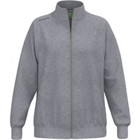 ERIMA Damen Sweatshirt TS Sweatjacket, Größe 44 in Grau