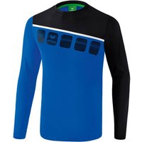 ERIMA Herren 5-C Longsleeve, Größe S in Blau