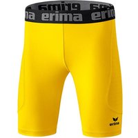 ERIMA Herren Elemental Tight kurz, Größe L in Gelb