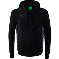 ERIMA Herren Essential Team Kapuzensweat, Größe XXL in Schwarz
