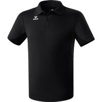 ERIMA Herren Funktions Poloshirt, Größe S in Schwarz