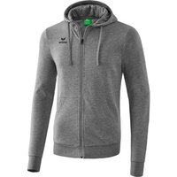 ERIMA Herren Kapuzensweatjacke, Größe XL in Grau