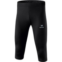 ERIMA Herren Performance 3/4 Laufhose, Größe S in Schwarz