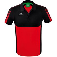 ERIMA Herren Polo SIX WINGS poloshirt function, Größe 3XL in Rot