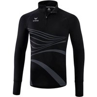 ERIMA Herren Rollkragen RACING longsleeve function, Größe S in Schwarz