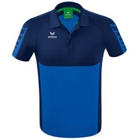 ERIMA Herren Six Wings Poloshirt, Größe M in Blau