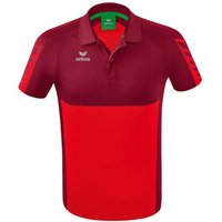 ERIMA Herren Six Wings Poloshirt, Größe XXL in Rot
