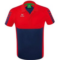 ERIMA Herren Six Wings Poloshirt, Größe M in Rot