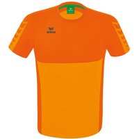 ERIMA Herren Six Wings T-Shirt, Größe 140 in Orange