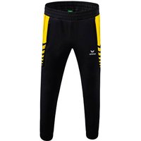 ERIMA Herren Six Wings Worker Hose, Größe 128 in Schwarz