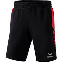 ERIMA Herren Six Wings Worker Shorts, Größe S in Schwarz