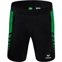 ERIMA Herren Six Wings Worker Shorts, Größe 116 in Schwarz