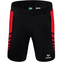 ERIMA Herren Six Wings Worker Shorts, Größe 140 in Schwarz