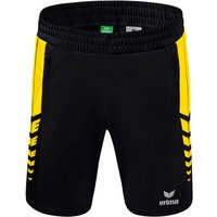 ERIMA Herren Six Wings Worker Shorts, Größe 164 in Schwarz