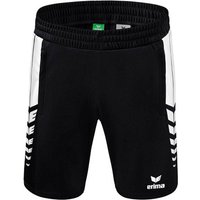 ERIMA Herren Six Wings Worker Shorts, Größe 140 in Schwarz