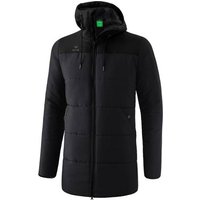 ERIMA Herren Squad Winterjacke, Größe S in Schwarz