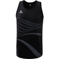 ERIMA Herren T-Shirt RACING singlet, Größe XL in Schwarz